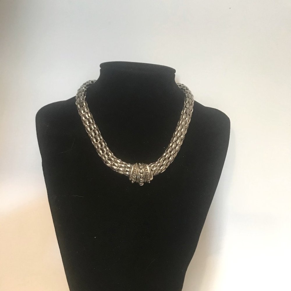 Fashion Silver Statement Necklace
